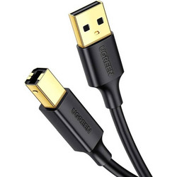 Ugreen US135/340132 Καλώδιο USB-A Male 2.0 to USB-B Male 2m Black
