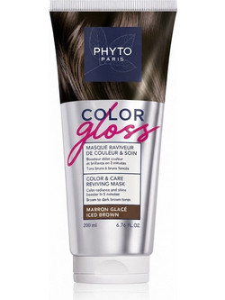 Phyto Color Gloss Iced Brown Χρωμομάσκα Μαλλιών 200ml