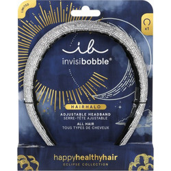 Invisibobble Hairhalo Eclipse Stardust Crown Στέκα Μαλλιών Υφασμάτινη Στρας Ασημί INB6357