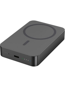 Ansmann PB115PD Wireless Magsafe Power Bank 10000mAh με Θύρα USB-C Anthracite