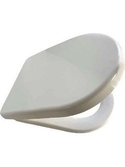 Dimitracas Olimp Top Fixing Καπάκι Λεκάνης D-Shape Πλαστικό Λευκό 45x37cm