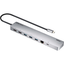 Aten UH3240 USB-C Docking Station με HDMI PD Ethernet και Σύνδεση 2 Οθονών