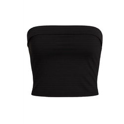 Urban Classics Γυναικείο Καλοκαιρινό Crop Top Μαύρο TB7524-00007