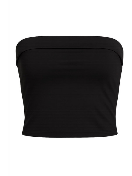 Urban Classics Γυναικείο Καλοκαιρινό Crop Top Μαύρο TB7524-00007