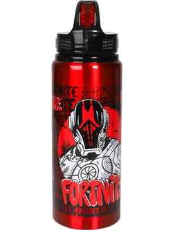 Stor Fortnite Παιδικό Παγούρι Αλουμινίου Κόκκινο 730ml
