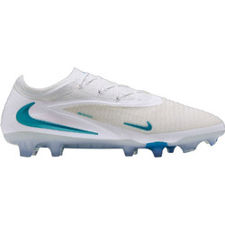 Nike Phantom 6 Low Elite FG HJ2146-100 Ποδοσφαιρικά Παπούτσια με Τάπες και Καλτσάκι Λευκά Μπλε