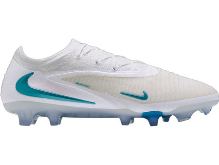 Nike Phantom 6 Low Elite FG HJ2146-100 Ποδοσφαιρικά Παπούτσια με Τάπες και Καλτσάκι Λευκά Μπλε
