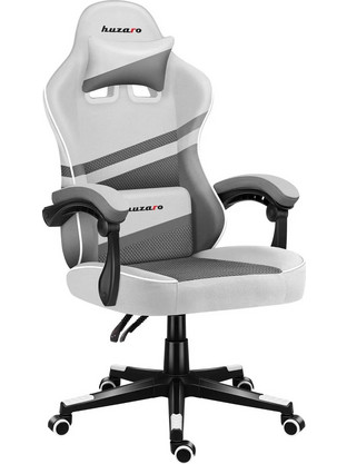Possina Force 4,4 Καρέκλα Gaming Δερματίνης Λευκή Γκρι 163196039
