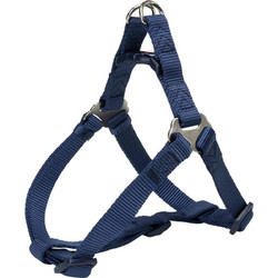 Trixie Premium One Touch Σαμαράκι Σκύλου Ιμάντας Navy Μπλε Medium