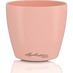 Lechuza Cachepot Deco 12 Γλάστρα Εσωτερικού Χώρου Στρογγυλή Πλαστική Ροζ 13x12cm 18875