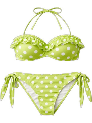 Lida Bikini Set Strapless Brazil Πράσινο 9-0267/9-0262
