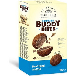 Celebrate Freshness Cookies Buddy Bites with Beef Filled with Cod 150gr