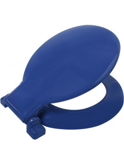 ΕΒΙΟΠ Universal Καπάκι Λεκάνης Οβάλ Πλαστικό Μπλε 46x38cm