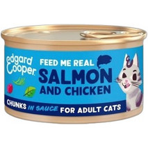 Edgard & Cooper Adult Chunks with Salmon & Chicken in Gravy 85gr