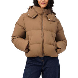 Lacoste Γυναικείο Μπουφάν Χειμωνιάτικο Puffer Μακρύ Καφέ 3BF8434-SIX