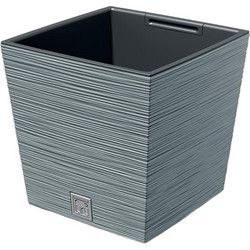 Next Furu Eco Γλάστρα Τετράγωνη Πλαστική Γκρι 29.5x29.5x29cm 33243-08-2