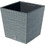 Next Furu Eco Γλάστρα Τετράγωνη Πλαστική Γκρι 29.5x29.5x29cm 33243-08-2
