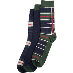 Barbour Ανδρικές Κάλτσες Ψηλές Navy Μπλε 3Pack MGS0071