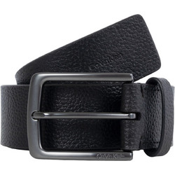 Calvin Klein Pebble Ανδρική Ζώνη Δερμάτινη Μαύρη LV04D7095G-WCA