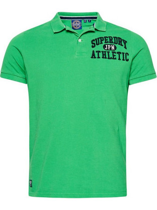 Superdry Vintage Superstate Ανδρική Αθλητική Μπλούζα Polo Πράσινη M1110349A-06E