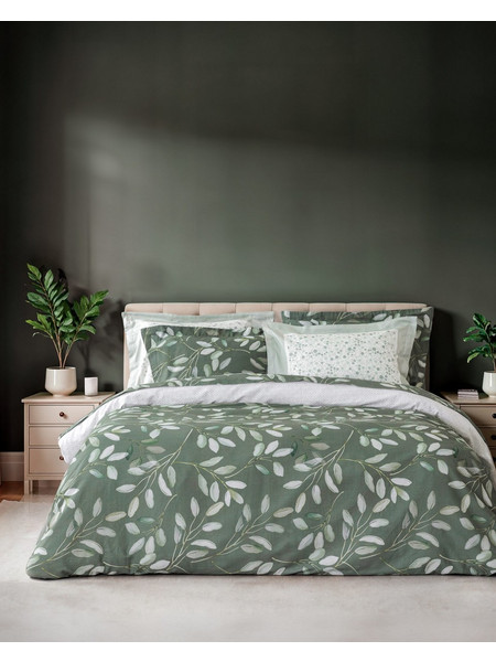 Nima Σετ Σεντόνια Υπέρδιπλα Βαμβακοσατέν 240x270 Green Forest