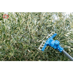 Spacesonic Electric 4 Ελαιοραβδιστικό Μπαταρίας Χτένα 750W 12V με Επεκτάσιμο Κοντάρι 3.4m 2.3kg