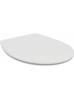 Ideal Standard Simplicity Καπάκι Λεκάνης Οβάλ Πλαστικό Slim Λευκό 44x35.5cm E131701