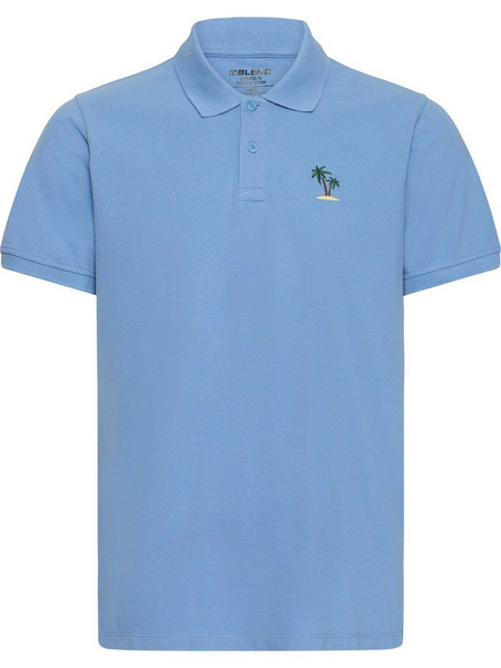 Blend Ανδρική Μπλούζα Polo Κοντομάνικη Γαλάζια 20720626