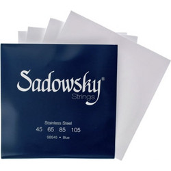 Sadowsky Blue Label Σετ 4 Χορδές Ηλεκτρικού Μπάσου Stainless Steel 45-105"