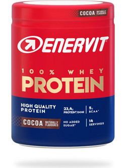 Enervit 100% Whey Protein Cacao Πρωτεΐνη Ορού Γάλακτος Γράμμωσης 420gr