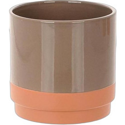 Plastona Κασπώ Πήλινο Καφέ Πορτοκαλί 13x13cm 012.862409035