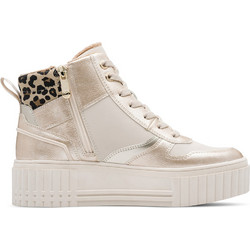 Marco Tozzi Γυναικεία Sneakers Flatforms Μποτάκια Χρυσά 2-25201-47-402