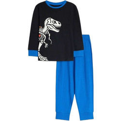 Bonprix Παιδική Πιτζάμα Βαμβακερή Χειμωνιάτικη Royal Blue 941220