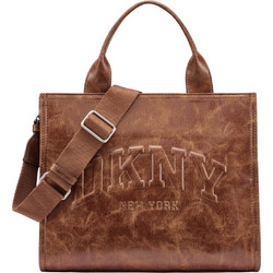 DKNY Hadlee Γυναικεία Τσάντα Χειρός από Δερματίνη Καφέ R62AZR57-WAL