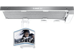 Lian Li HydroShift II OLED Curved 360 White Υδρόψυξη CPU 120mm για Socket AM4 / 1700 / AM5 / 1851