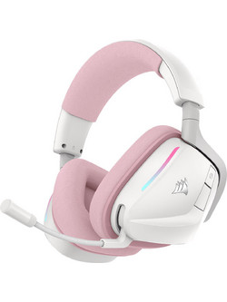 Corsair Void v2 Ασύρματο Gaming Headset Over Ear White Pink