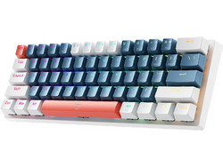 Machenike K500-B61 Μηχανικό Gaming Πληκτρολόγιο 60% με Custom Brown Διακόπτες RGB Blue White
