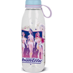 Stor K-pop Demon Hunters Παιδικό Παγούρι Πλαστικό BPA Free Διαφανές Γαλάζιο Λιλά 650ml
