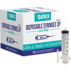 Serix Σύριγγες 50ml με Βελόνα 18G 50τμχ