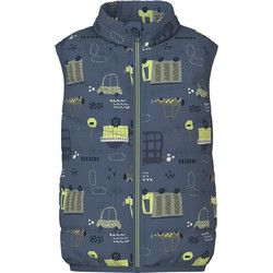 Name It Car Αμάνικο Παιδικό Μπουφάν Χειμωνιάτικο Puffer Μπλε 13243883