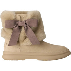 UGG Apres City Γυναικεία Μποτάκια Suede Μπεζ με Γούνα 1186610-MNL
