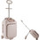Kinderkraft Cabby Παιδική Βαλίτσα Καμπίνας 59x39x23.5cm με 4 Ρόδες Ροζ