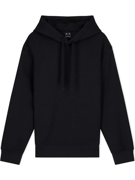 Armani Exchange Ανδρικό Φούτερ με Κουκούλα & Τσέπες Μαύρο XM002906AF21862UC001