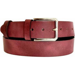 DomLeathers Ανδρική Ζώνη Δερμάτινη Μπορντό SW416