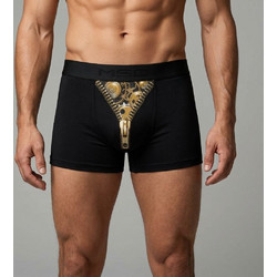 Med Zipper Ανδρικό Μποξεράκι Μαύρο 21122253