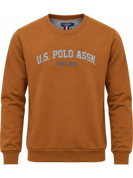 U.S. Polo Assn. Ανδρικό Φούτερ Καφέ 6548651221