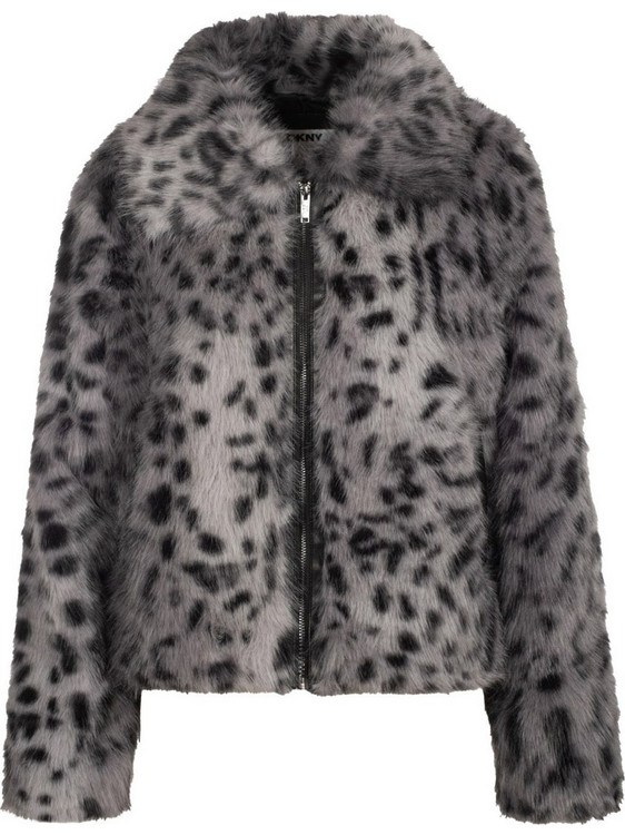DKNY Γυναικεία Γούνα Ανθρακί P6MJ6E92-GRB