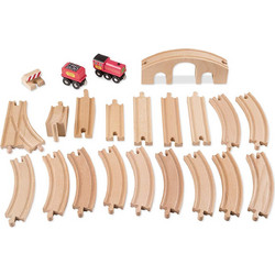 Melissa & Doug Κλασσικό Ξύλινο Τρενάκι με ράγες 10703