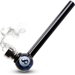 Πίπα ATOMIC Pipe 8-Ball (γυάλινη) 0212754