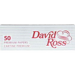 Χαρτάκια στριφτού David Ross Premium (red)